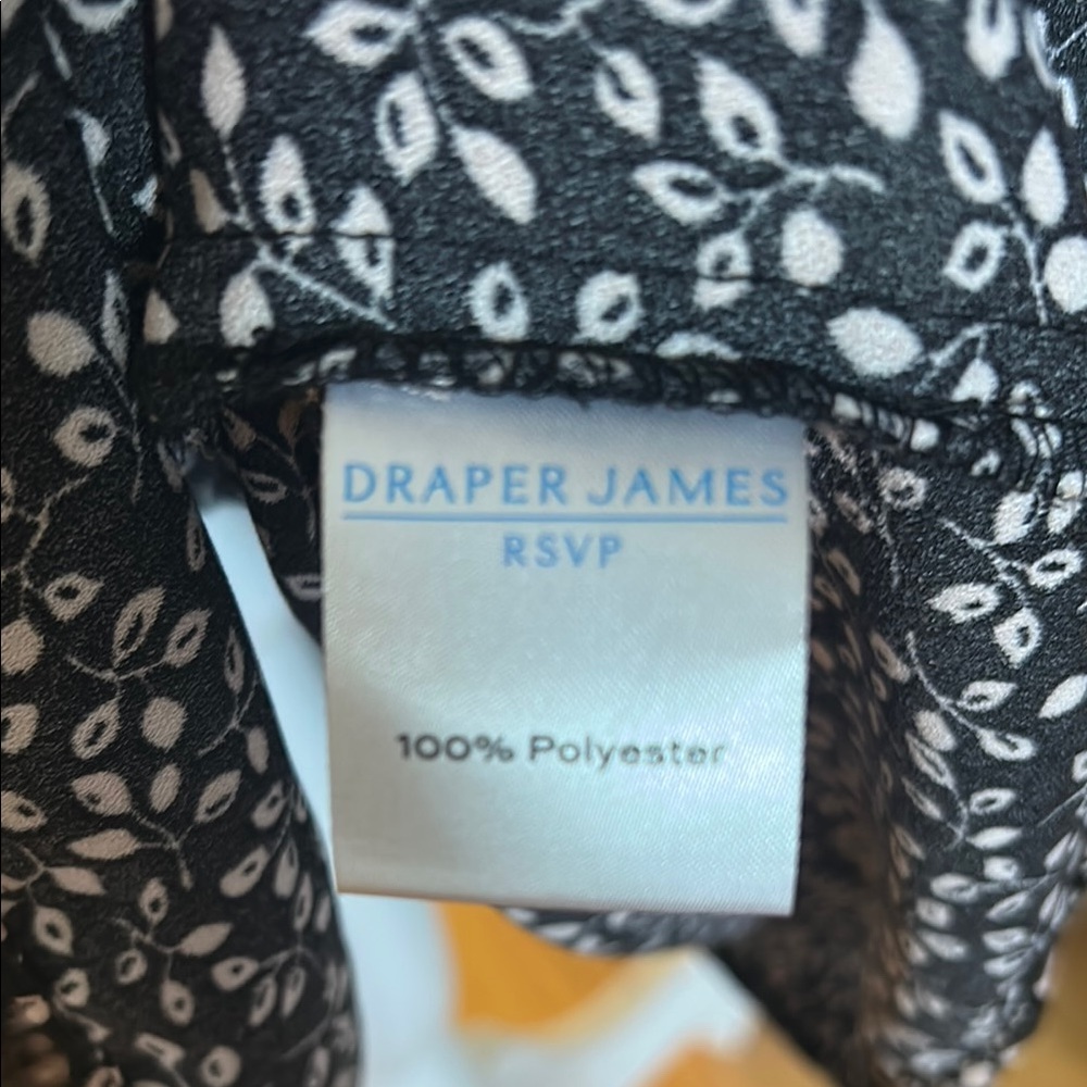 Draper James Floral Black and White Women's Dress - Picture 12 of 13